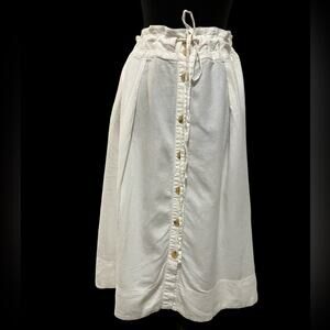 a new day Women's Elegant White A-Line Skirt